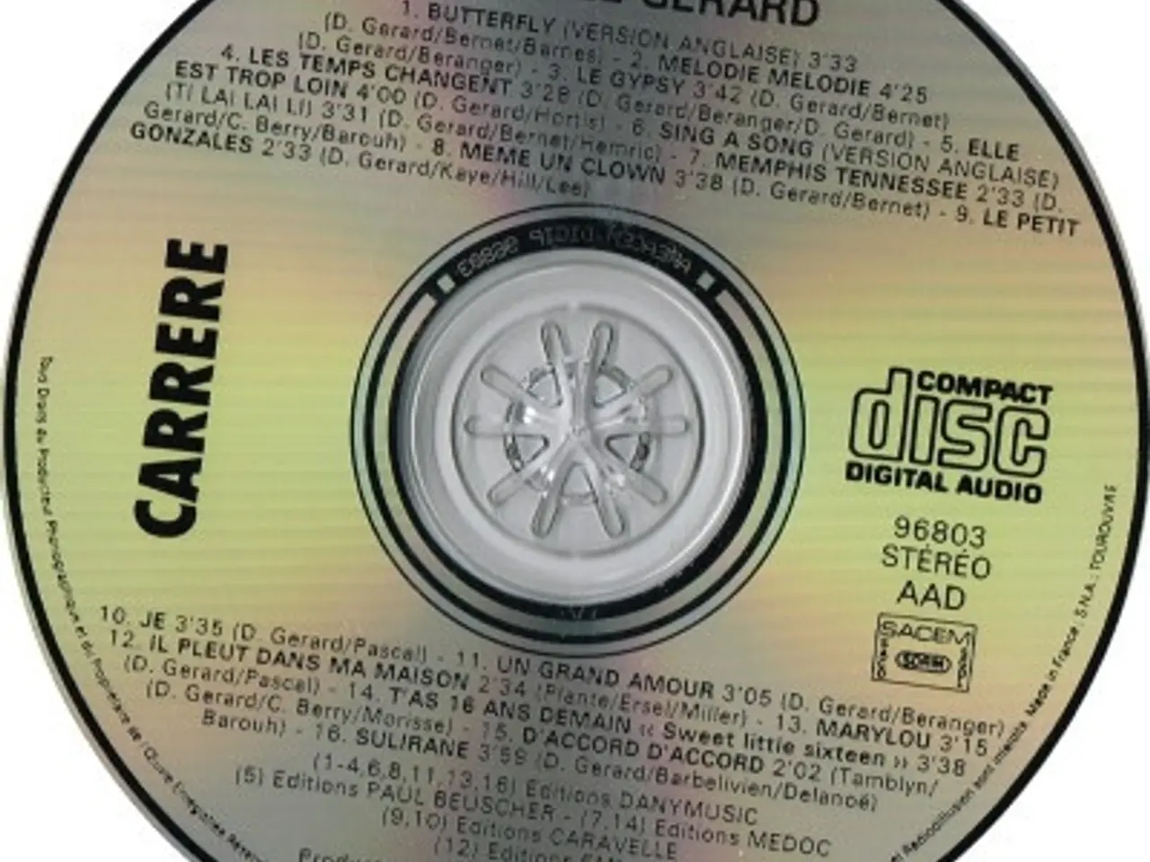 Billede 5 - Danyel Gérard – Les Plus Grands Succés De… – CD