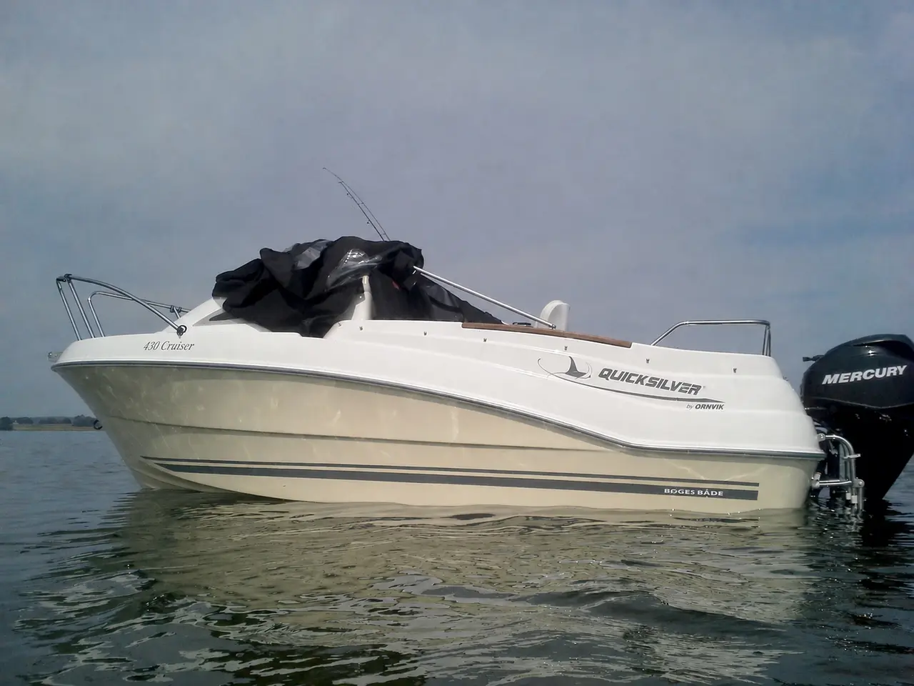 Billede 2 - kabinebåd, Quicksilver 430, 25hk Mercury + trailer