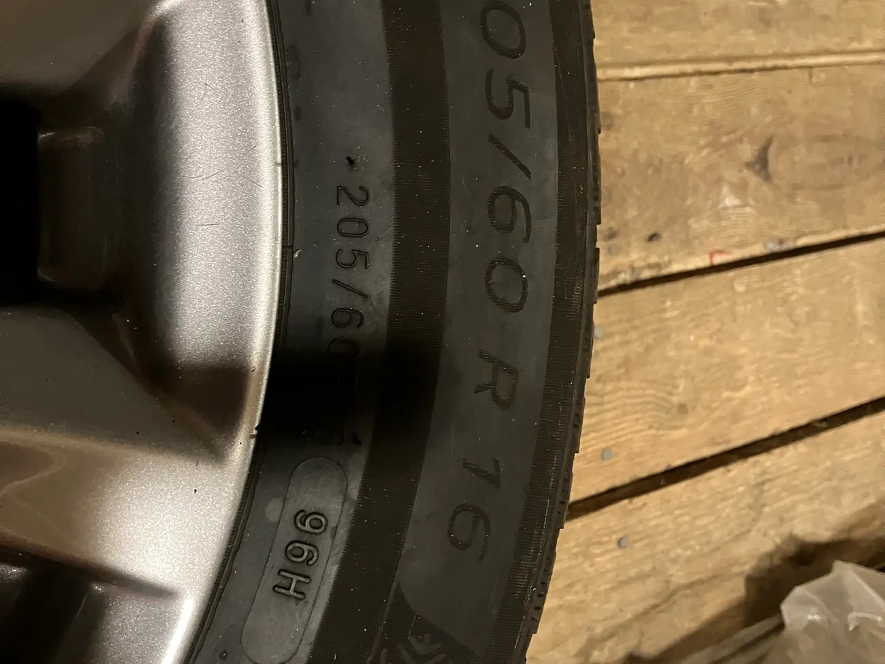 Billede 3 - 4 Michelin Alpin 7 vinterdæk på 16" alu fælge