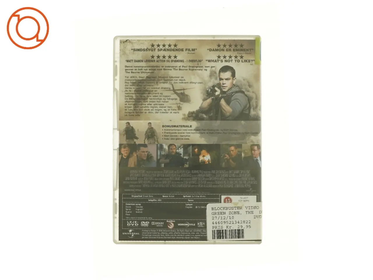 Billede 2 - Green zone fra dvd