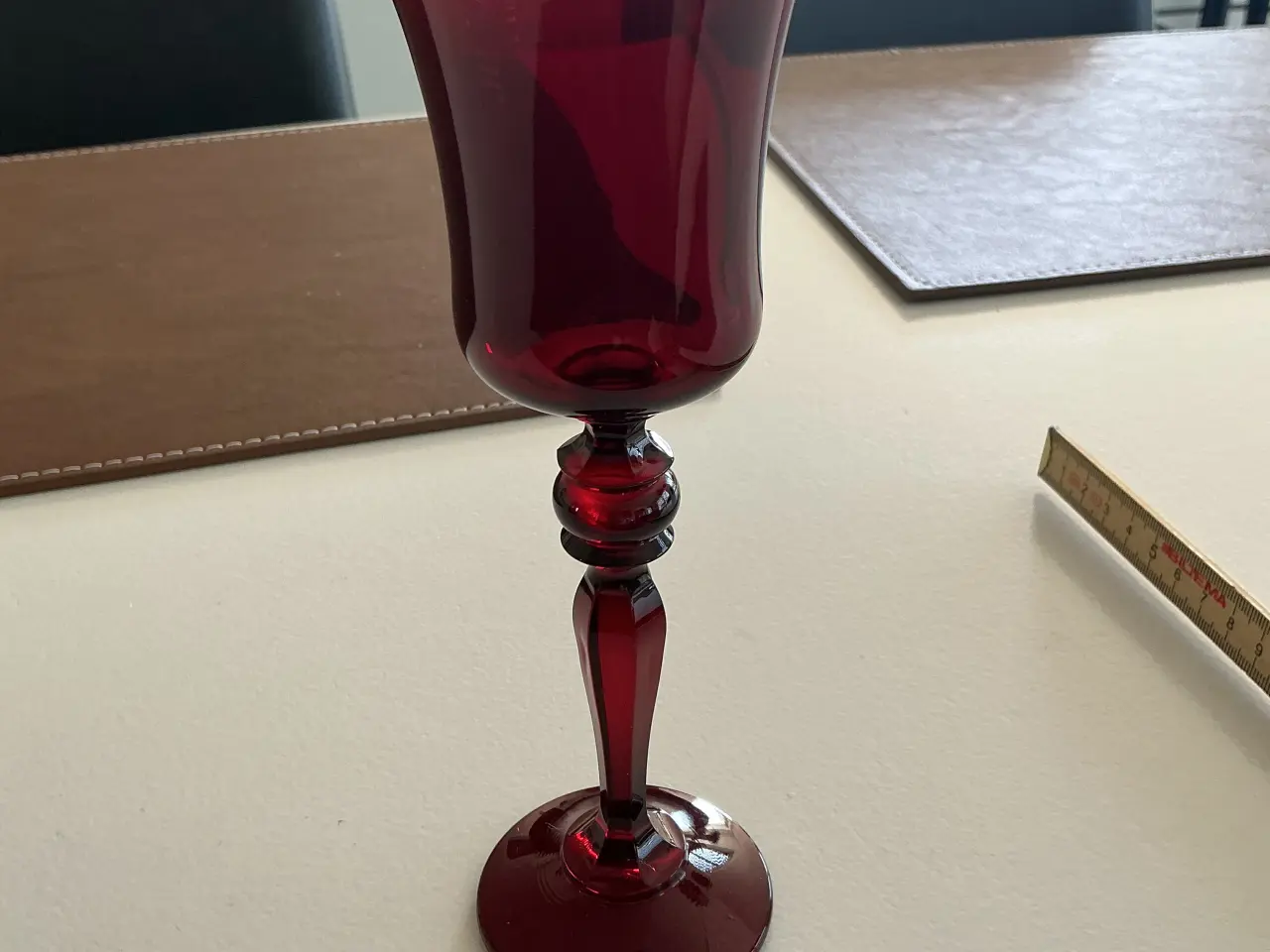 Billede 11 - Rubinrøde krystal glas 