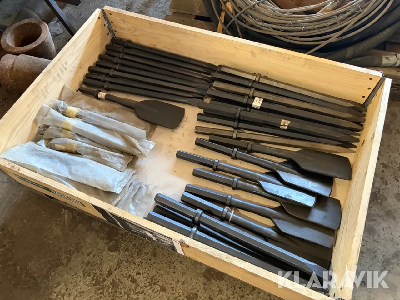 Billede 1 - Mejsler til borehammer - ca 40 styks