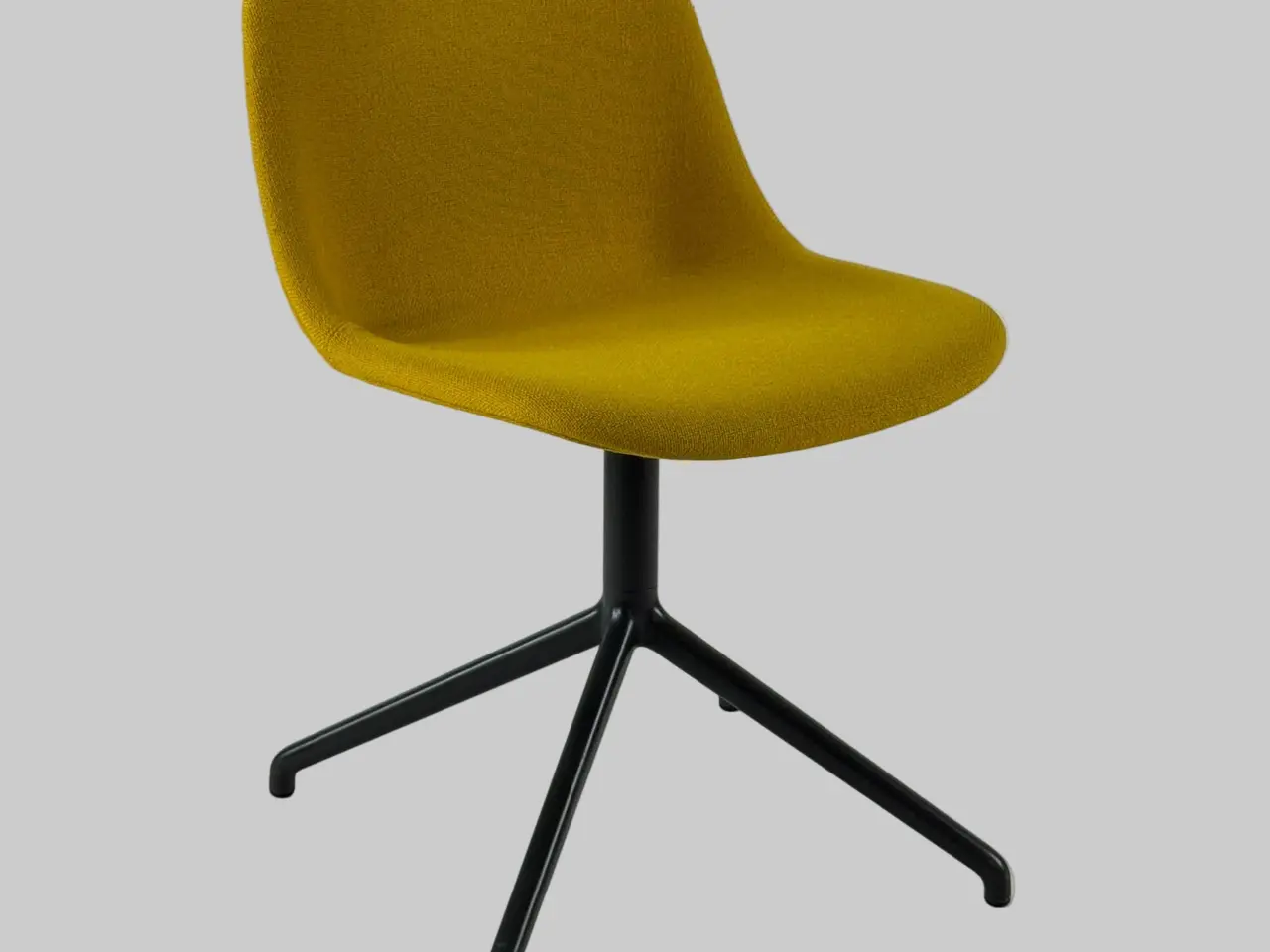 Billede 1 - Muuto Fiber Side Stol – Gul/Antracitgrå Stel