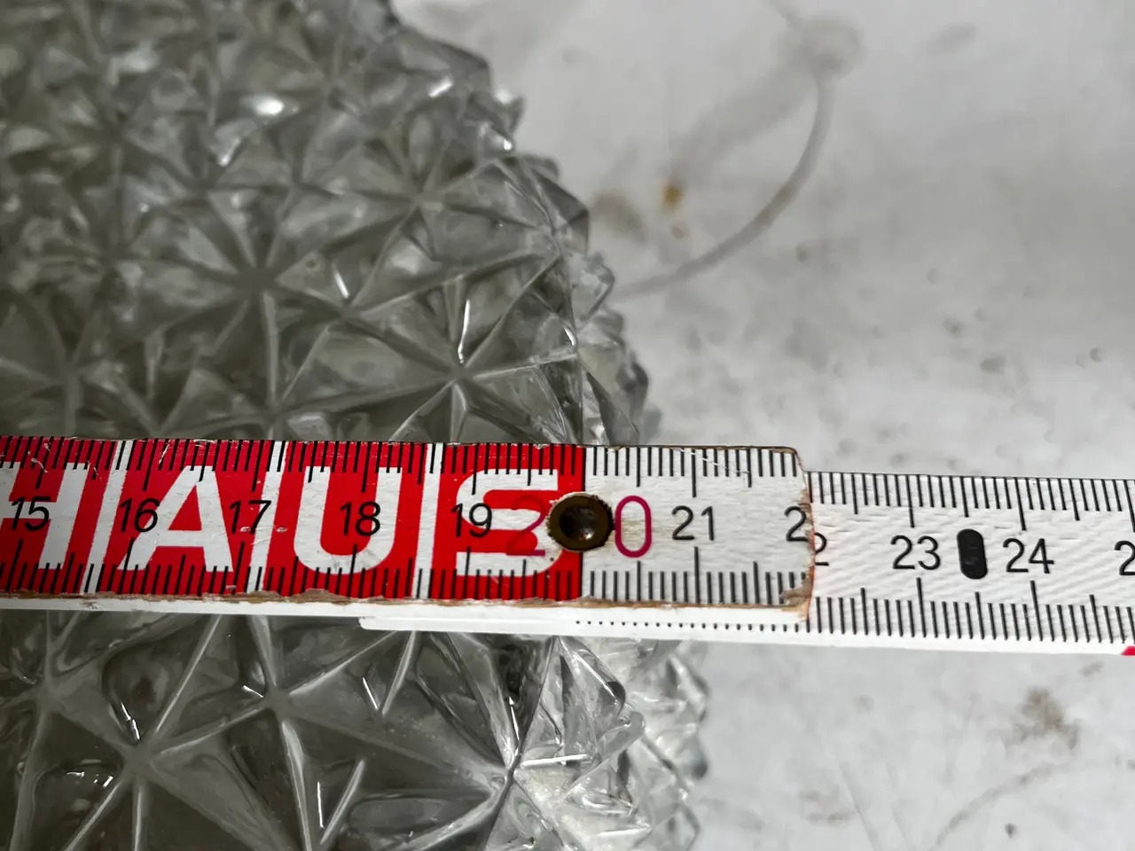 Billede 2 - 2 stk loftslamper i glas