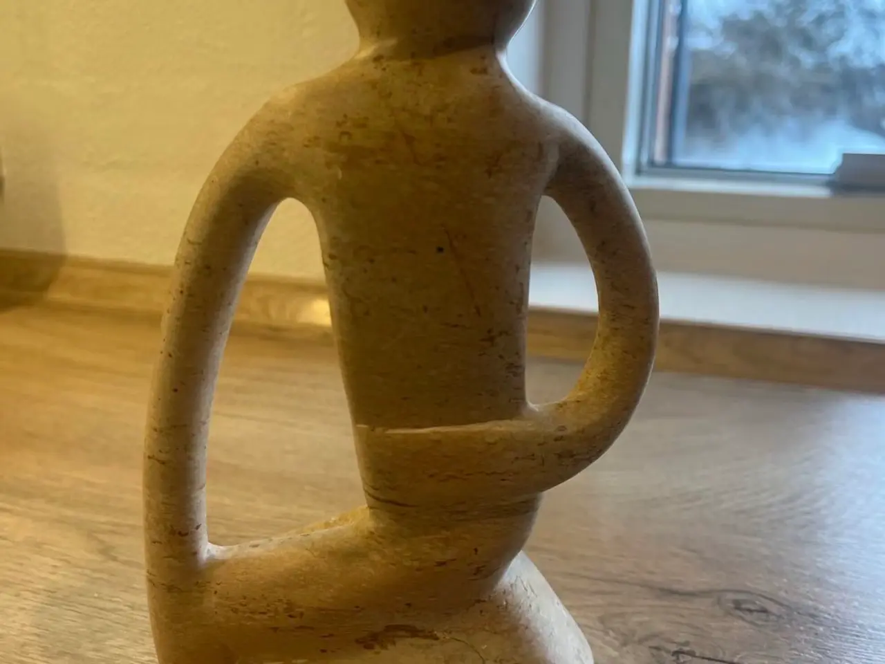 Billede 2 - Figur/skulptur i lys stenlook