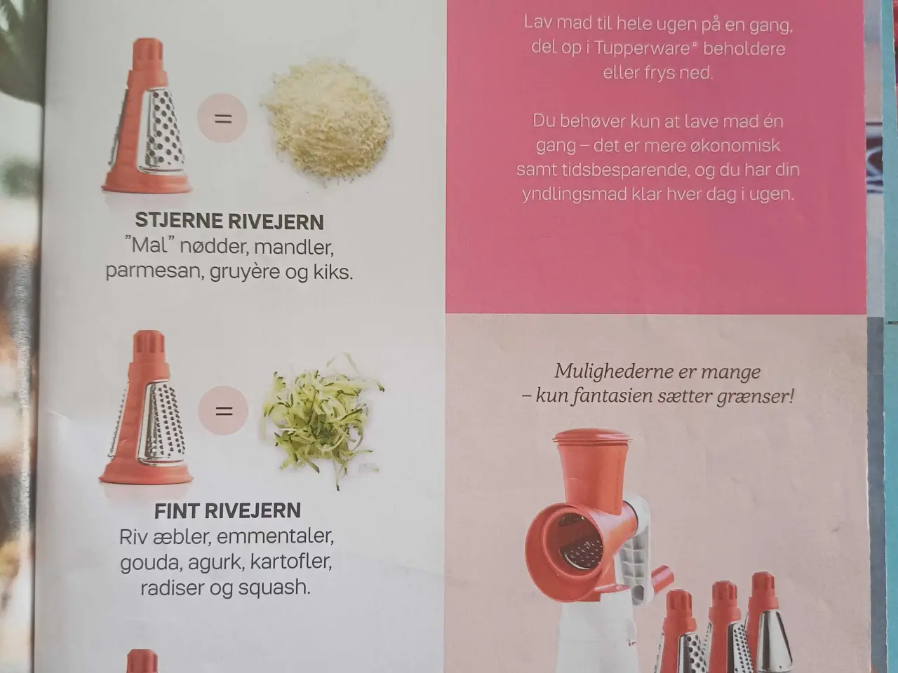 Billede 2 - Tupperware FusionMaster rivejern 