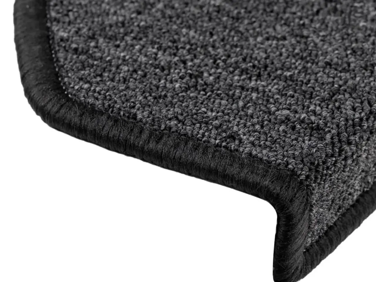 Billede 7 - Trappemåtter halvrunde - 15 stk., 65×24×4 cm, antracit