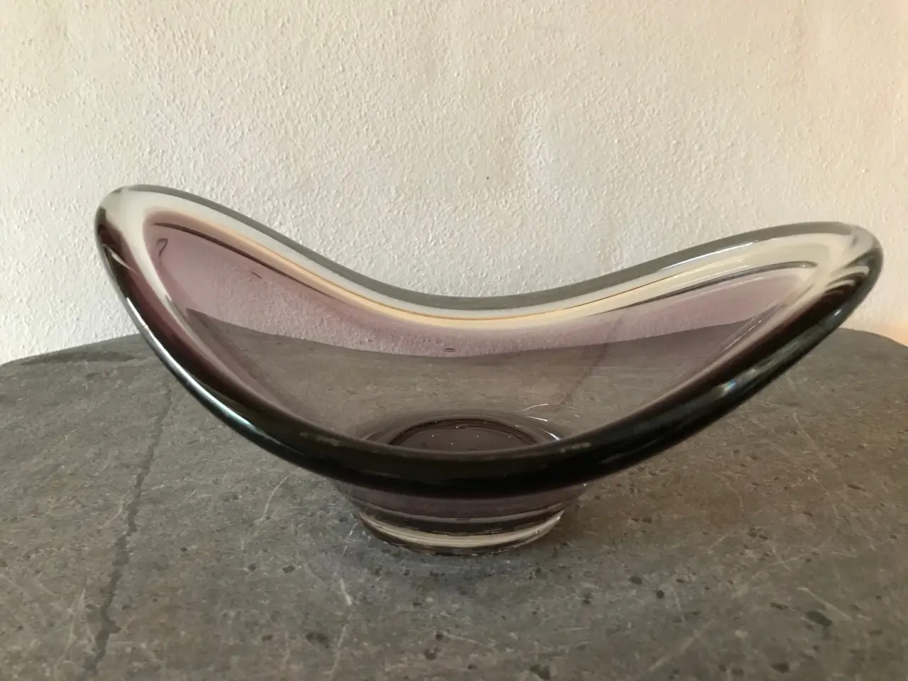 Billede 1 - Glasskål / Glas kunst (Homegaard?)