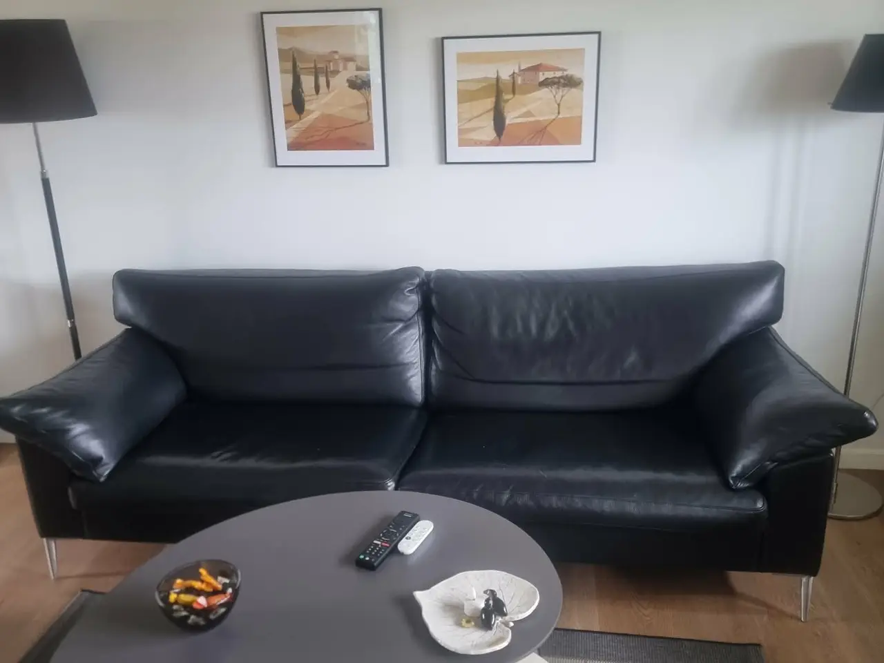 Billede 3 - Søren Lund SL329 sofa i sort læder