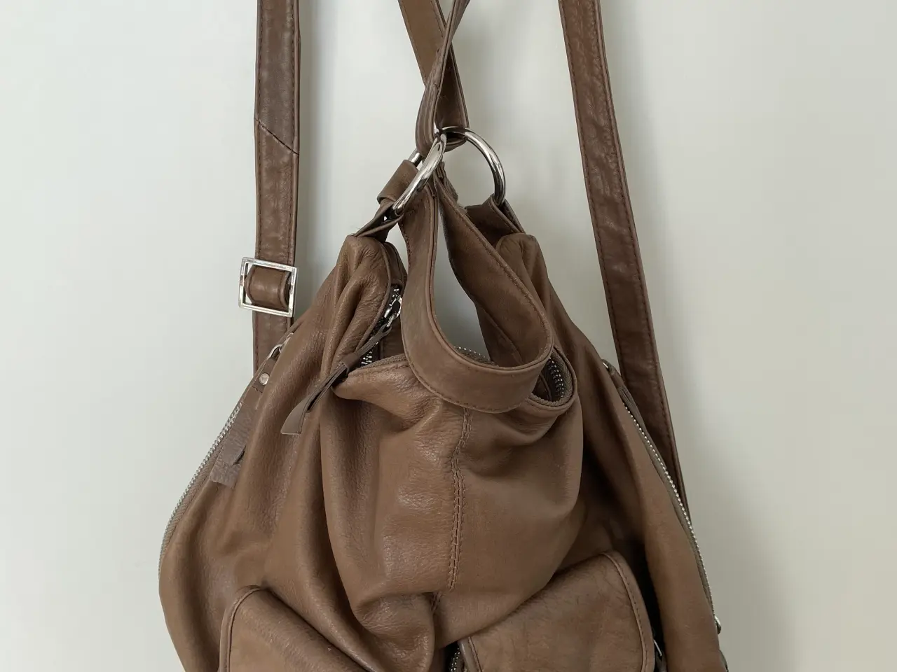 Billede 1 - Dame taske, lys brun, Belsac