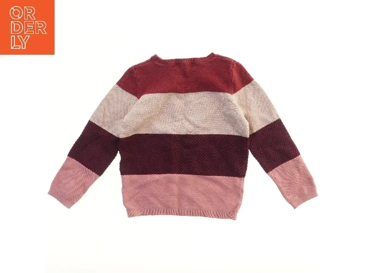 Billede 2 - Strikket sweater med farveblokke fra H&M (str. 104)