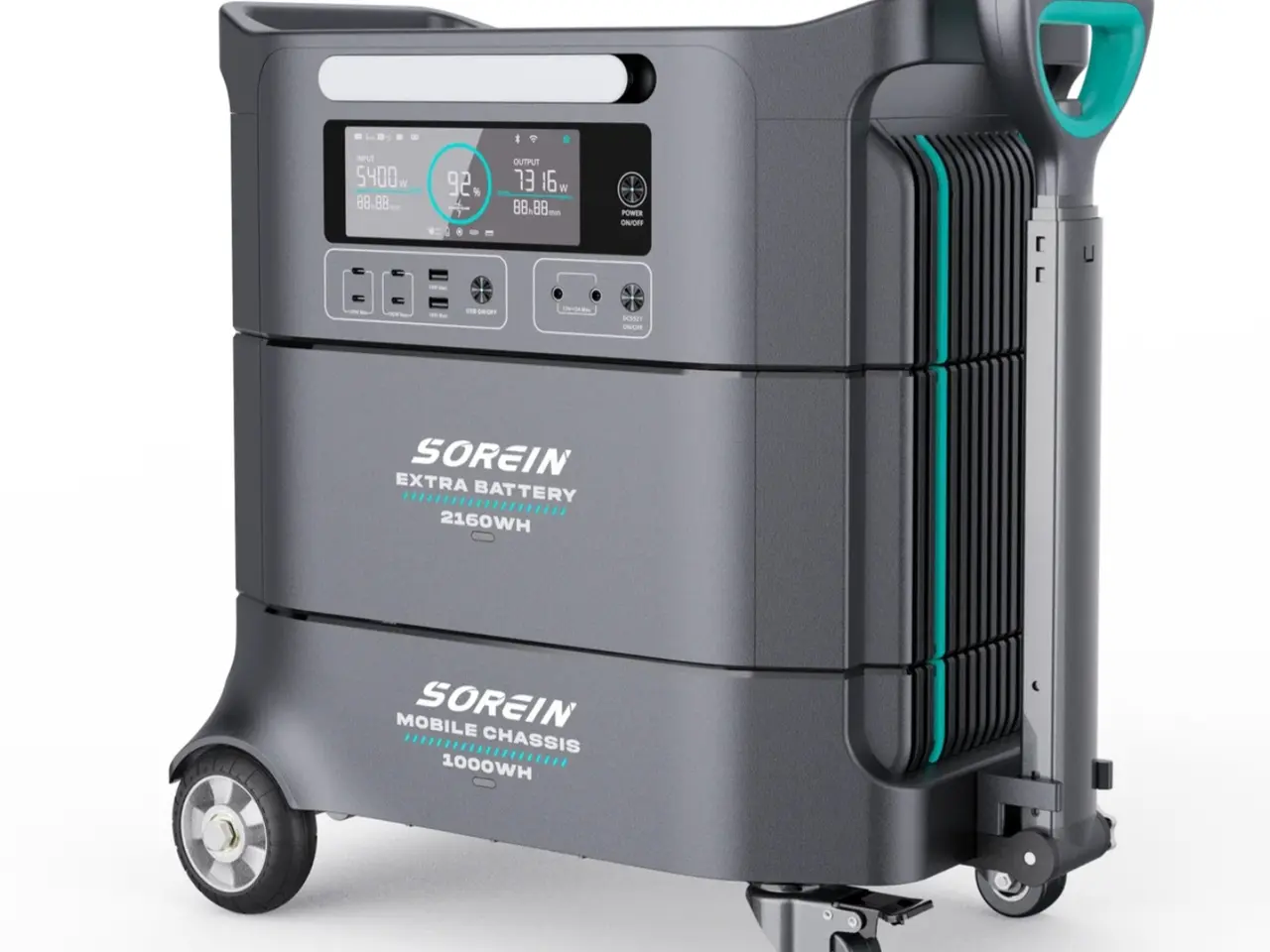 Billede 2 - Bærbar power station Sorein A4 4234Wh