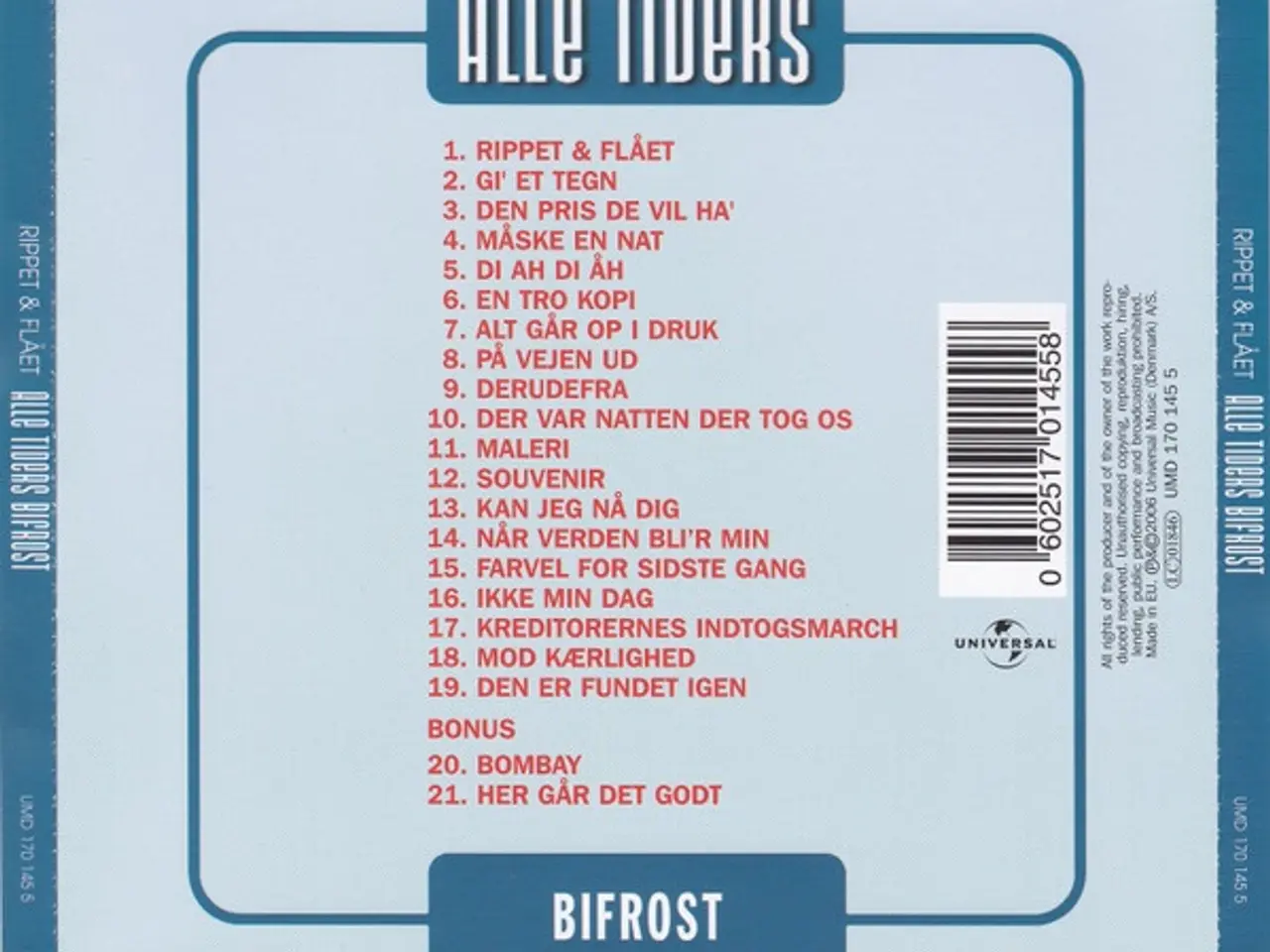 Billede 2 - Bifrost – Rippet & Flået – CD