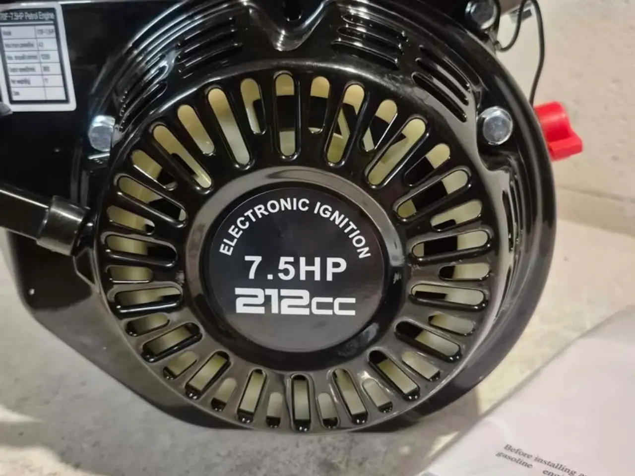 Billede 6 - HELT NYE "Honda motor" Loncin 212 cm 7.5 Hk.