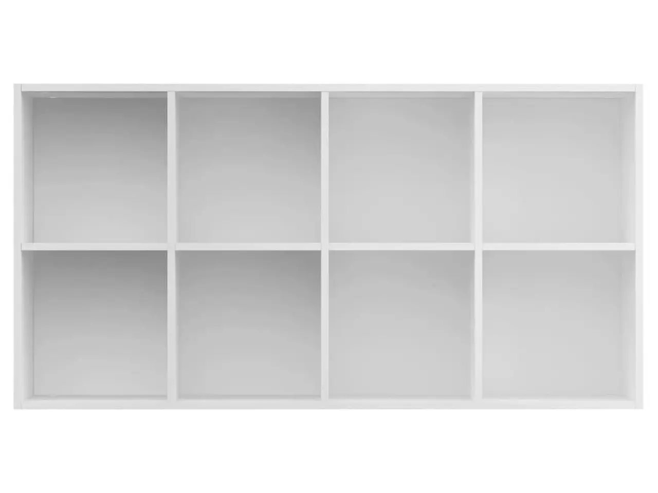 Billede 9 - Bogreol i konstrueret træ 66 x 30 x 130 cm - hvid