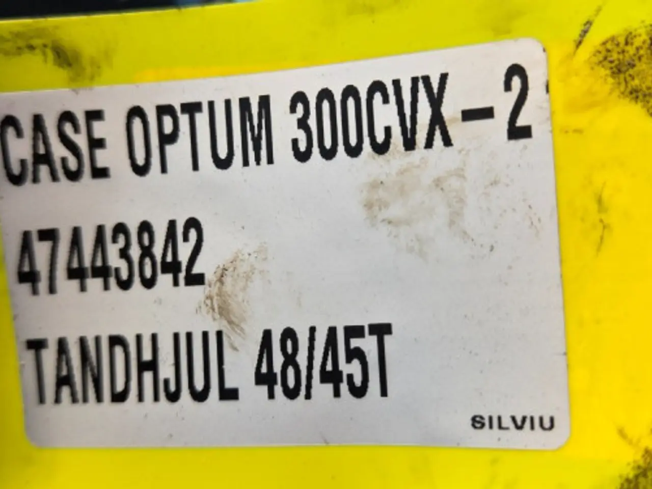 Billede 4 - Case Optum 300 Tandhjul 47443842