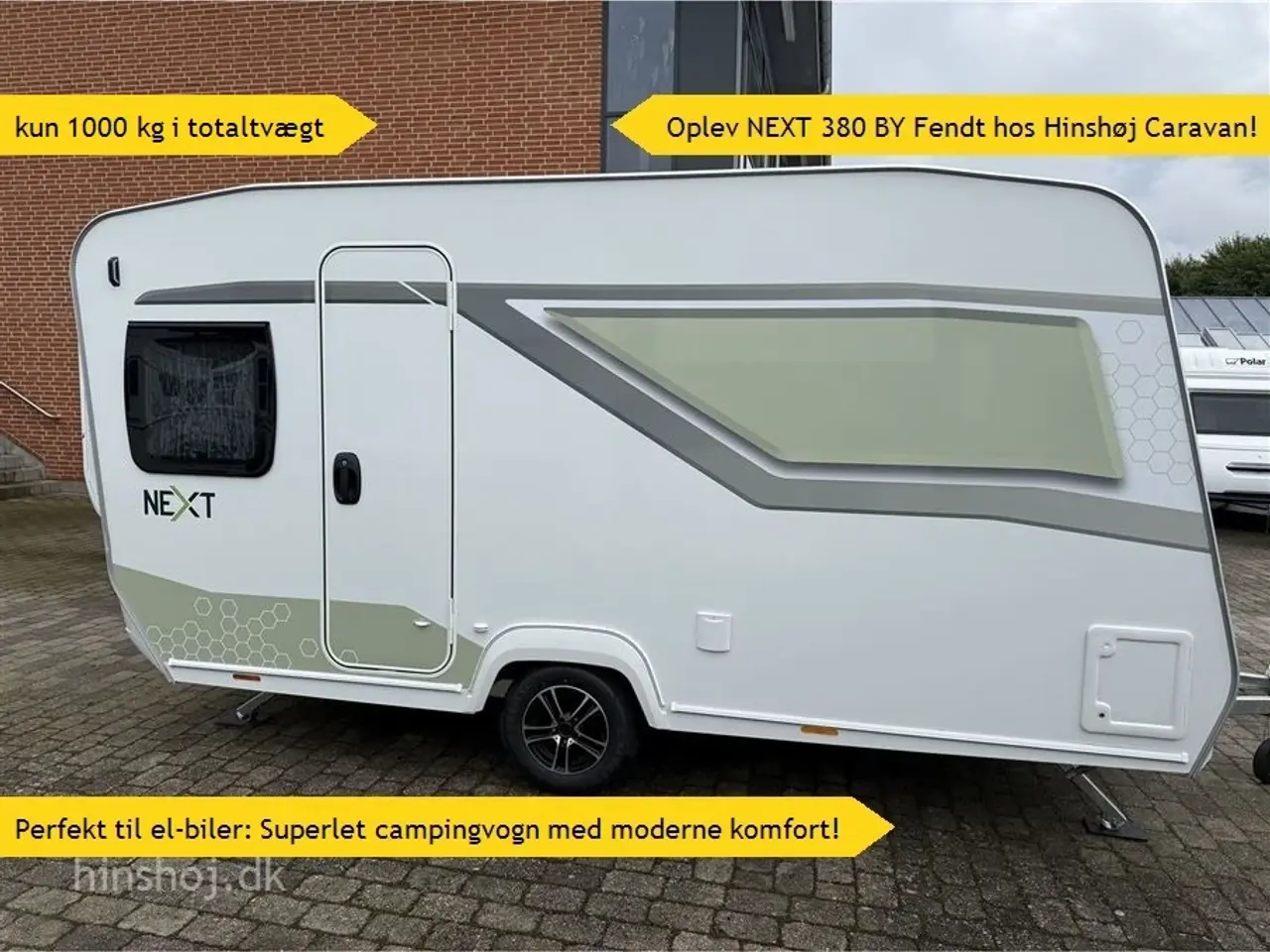Billede 1 - 2026 - Fendt NEXT 380 En nyhed til campisten med EL bil fra Hinshøj Caravan