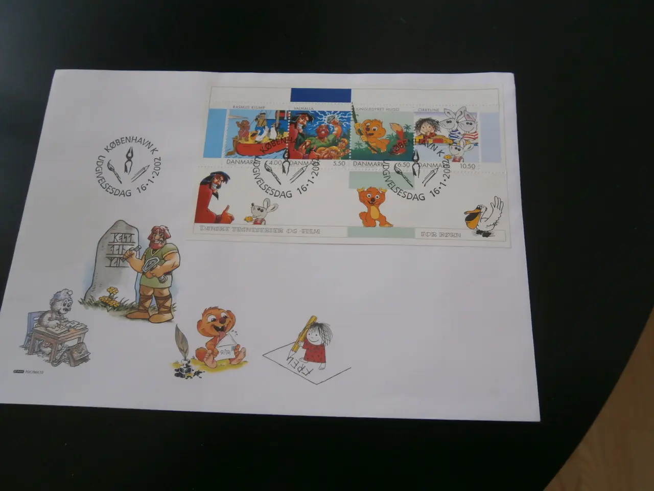 Billede 1 - Første dags kuvert 16.01 2002