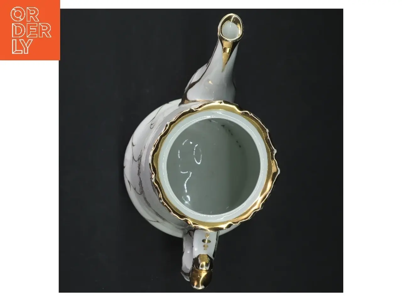 Billede 4 - Dekorativ porcelænskande (str. H. 25 cm)