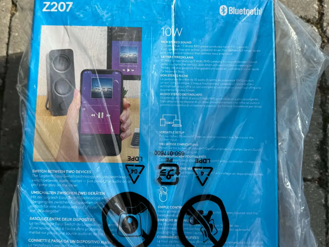 Billede 2 - Logitech Z207 Bluetooth højttalere 10W