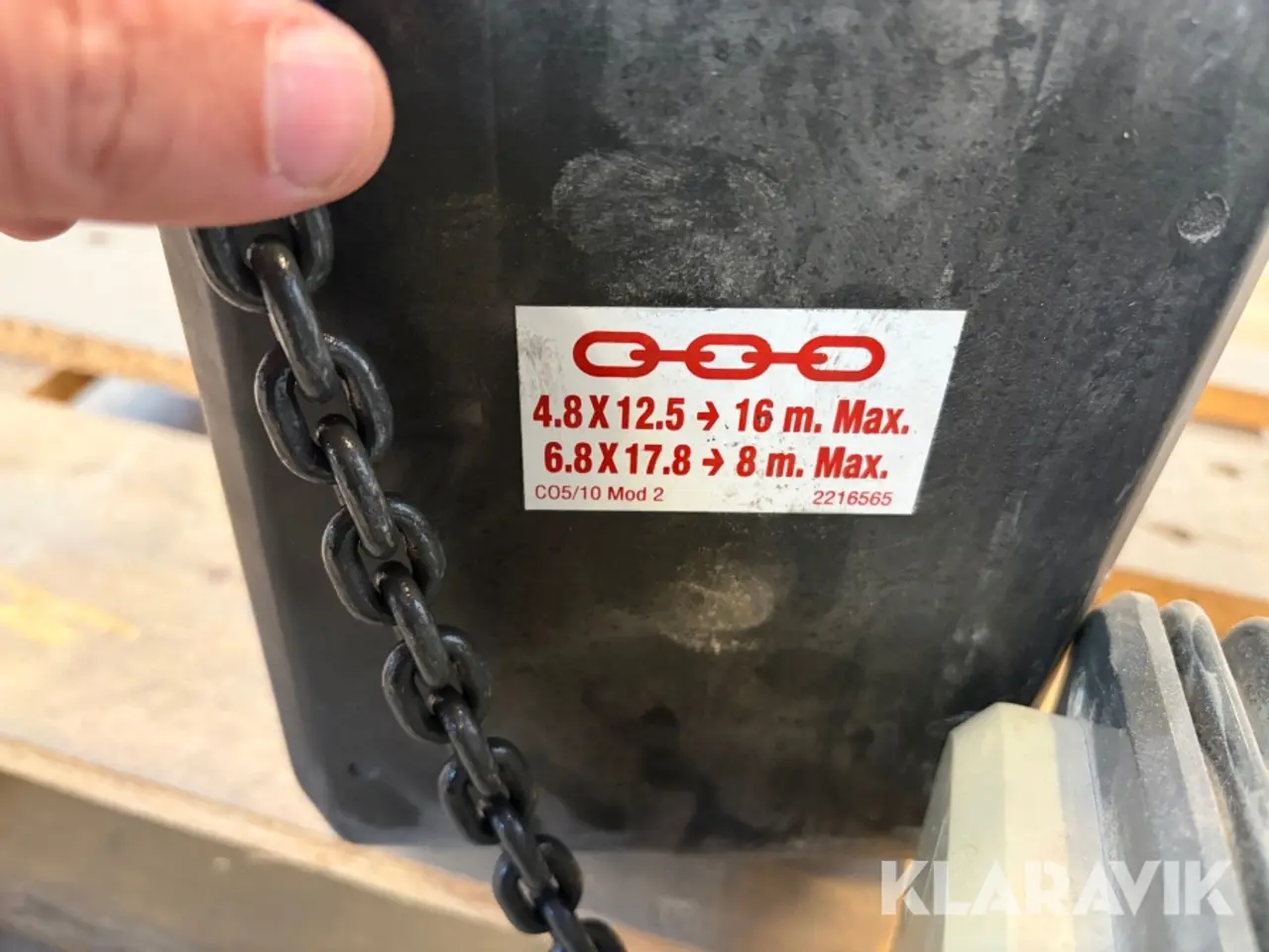 Billede 5 - Elektrisk kædetalje / kædehejs SWF Krantechnik SKB08022060HX4005