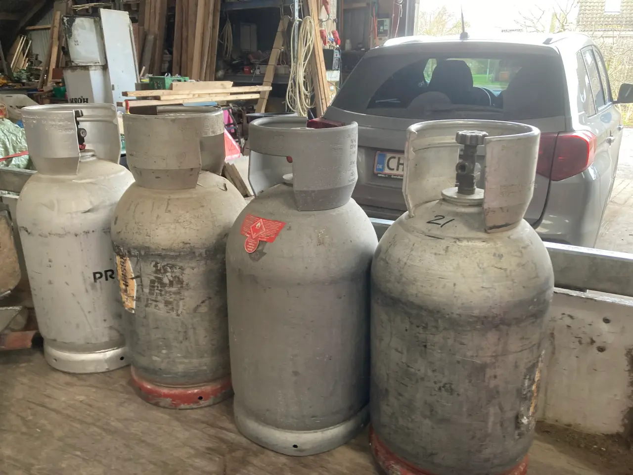 Billede 1 - Gas flasker
