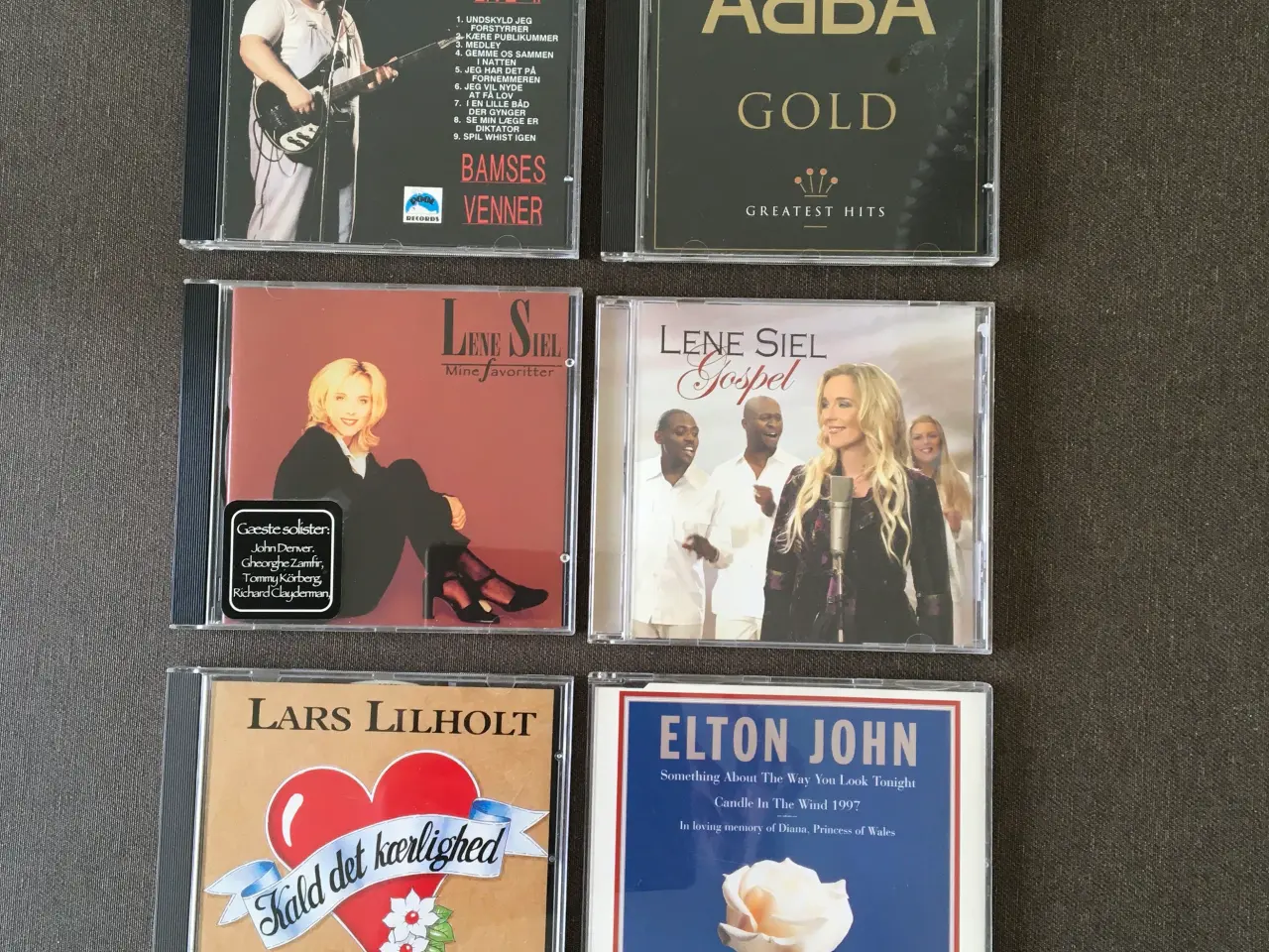 Billede 1 - Cd’er Bamse,ABBA,Lars Lilholt,Lene Siel,Elton John