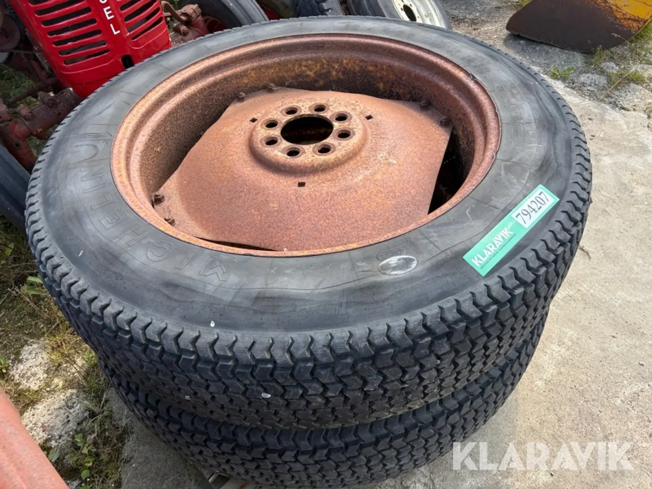 Billede 3 - Dæk med fælge Michelin, 2 Styk