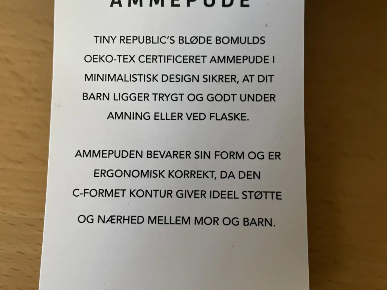 Billede 5 - Tiny Republic Ammepude c-form i bomuld betræk