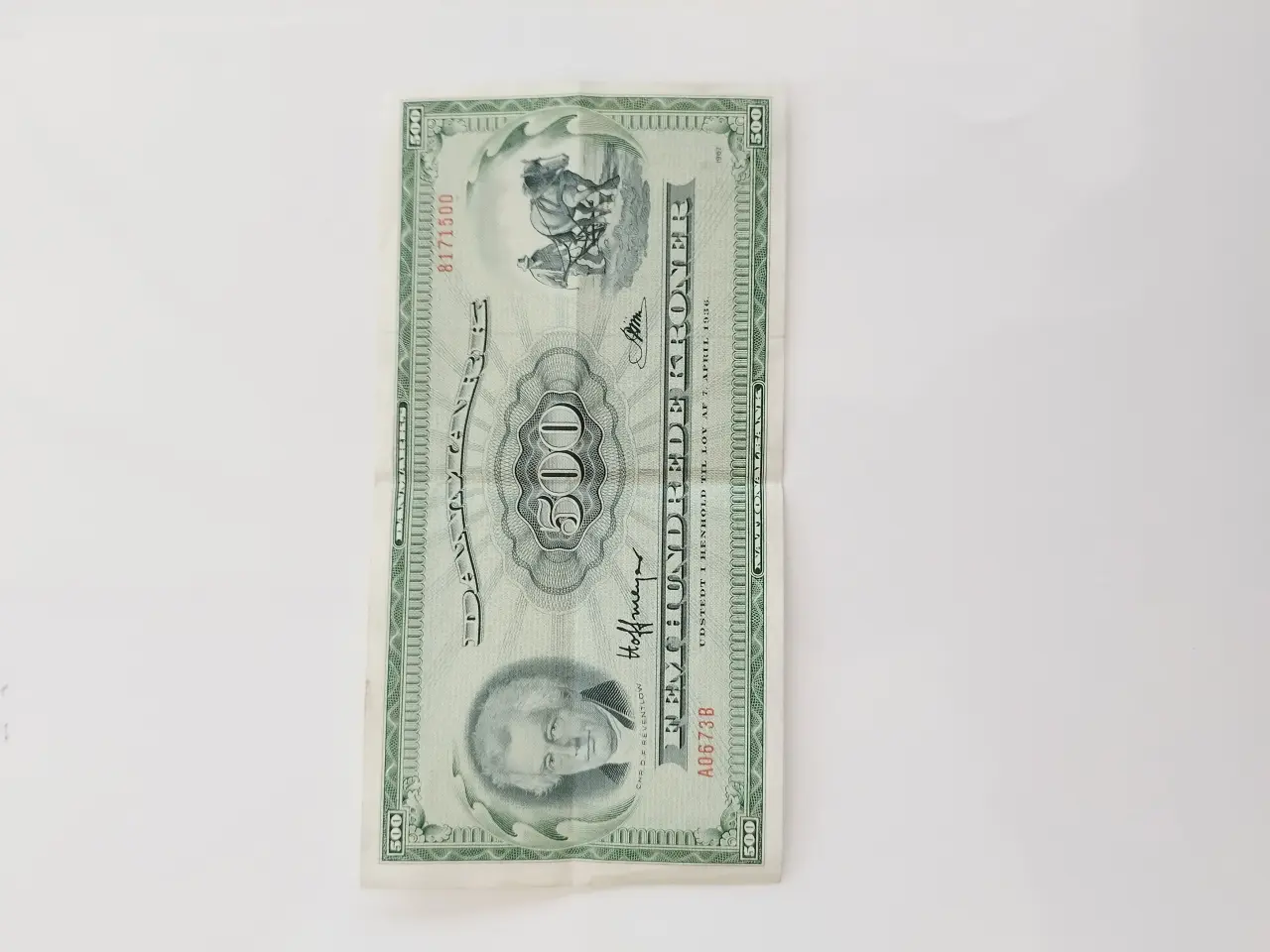 Billede 9 - 500 Hundrede Kroner Plovmand
