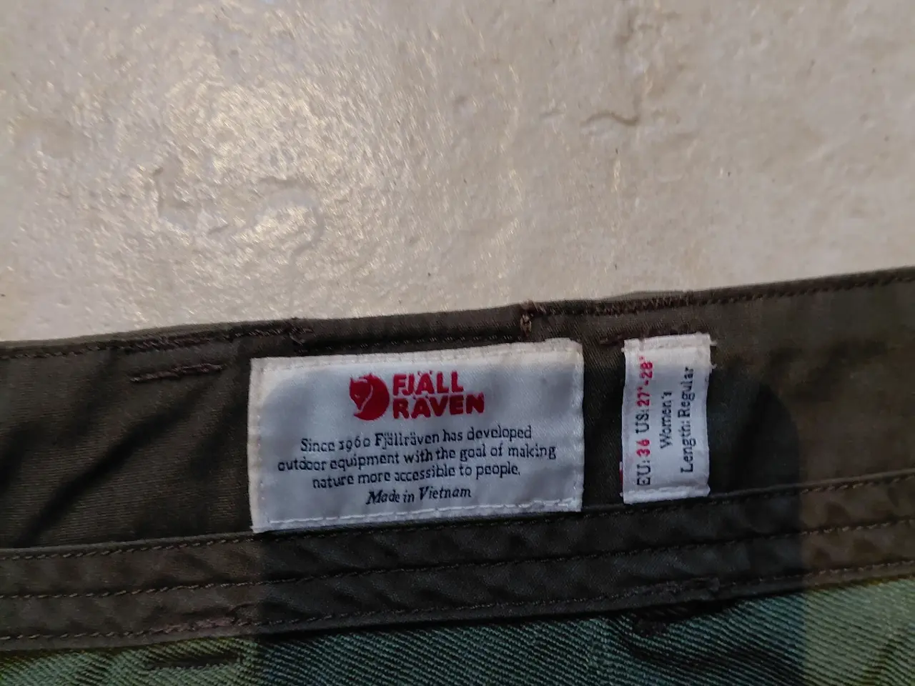 Billede 2 - Fjällräven Womens Keb Trousers Curved str 36