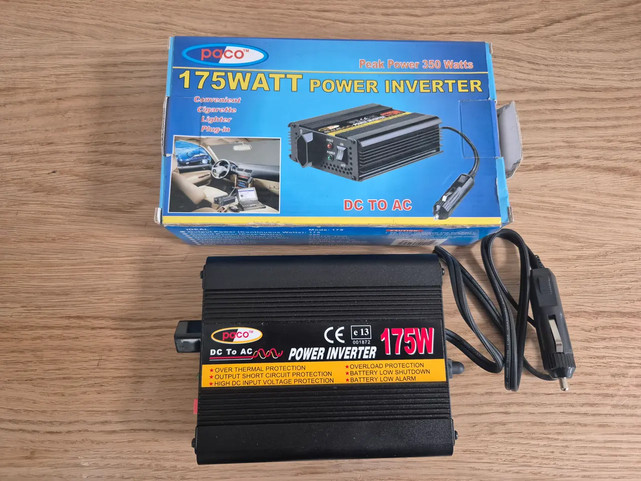 Billede 1 - Power Inverter DC 12 v til 220 v AC 175W