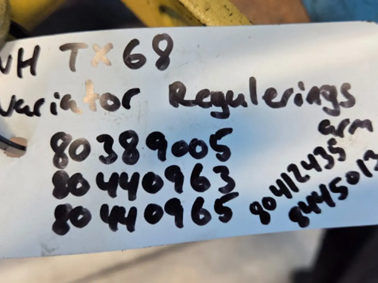 Billede 11 - New Holland TX68 Variator Justering 80389005