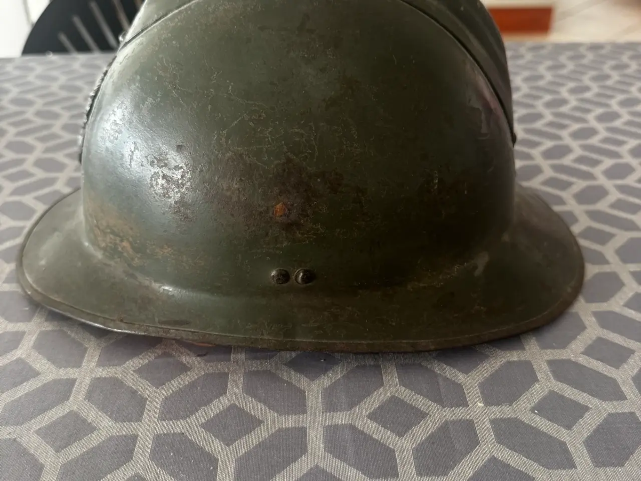 Billede 2 - Fransk Adrian stålhjelm M/26
