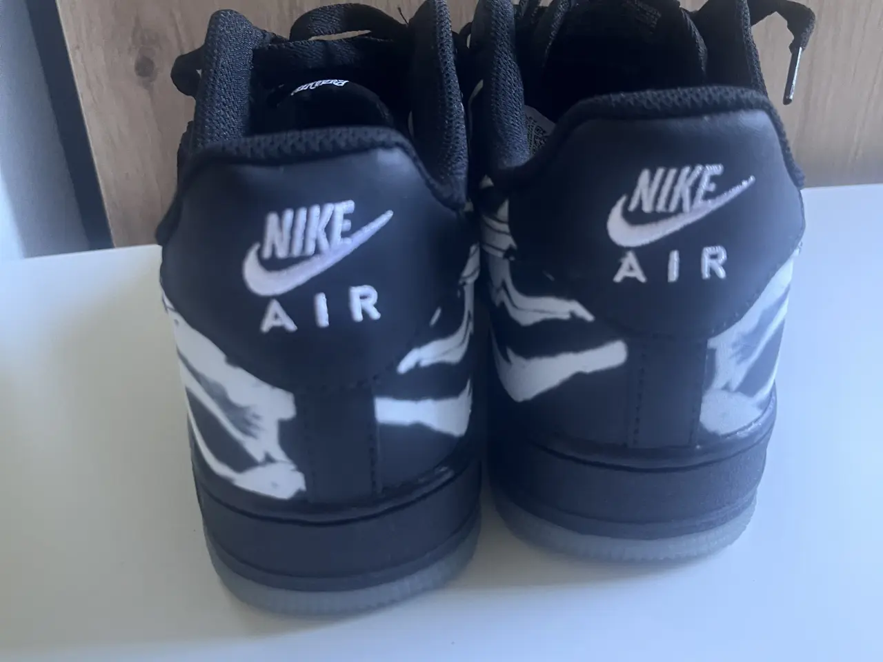 Billede 5 - Nike Air Force 1 Skeleton Black str 43