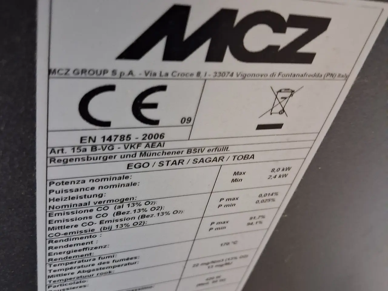 Billede 4 - Mcz pilleovn