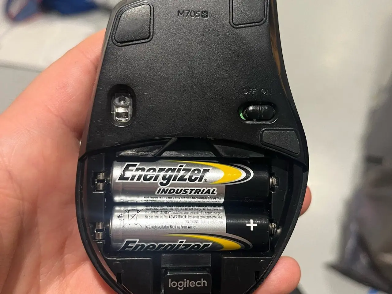 Billede 2 - Mus, trådløs, Logitech M705 med USB-modtager