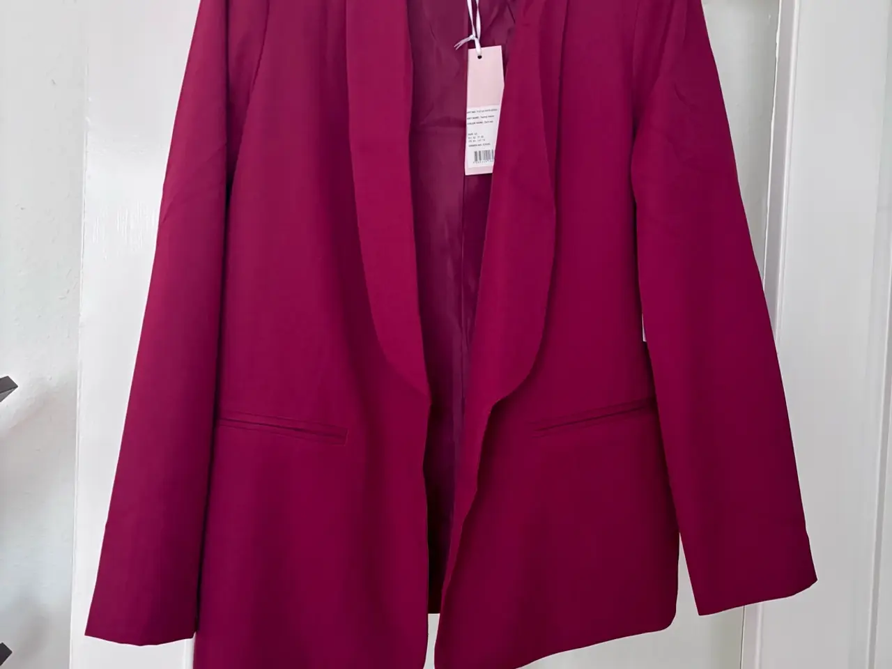 Billede 1 - Vinrød Boubleroom blazer
