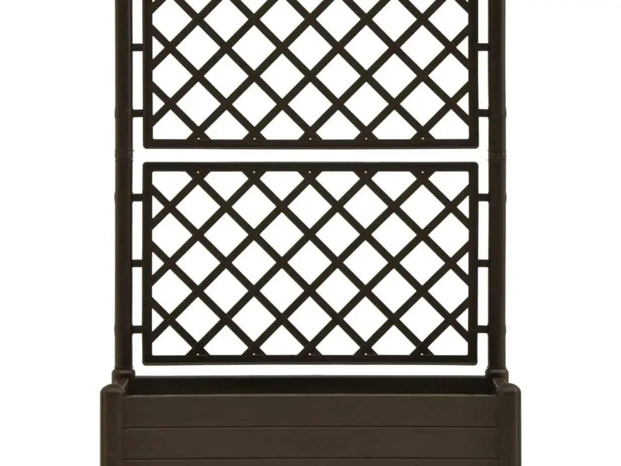 Billede 3 - Plantekasse med espalier 100 x 43 x 142 cm - mokkafarvet