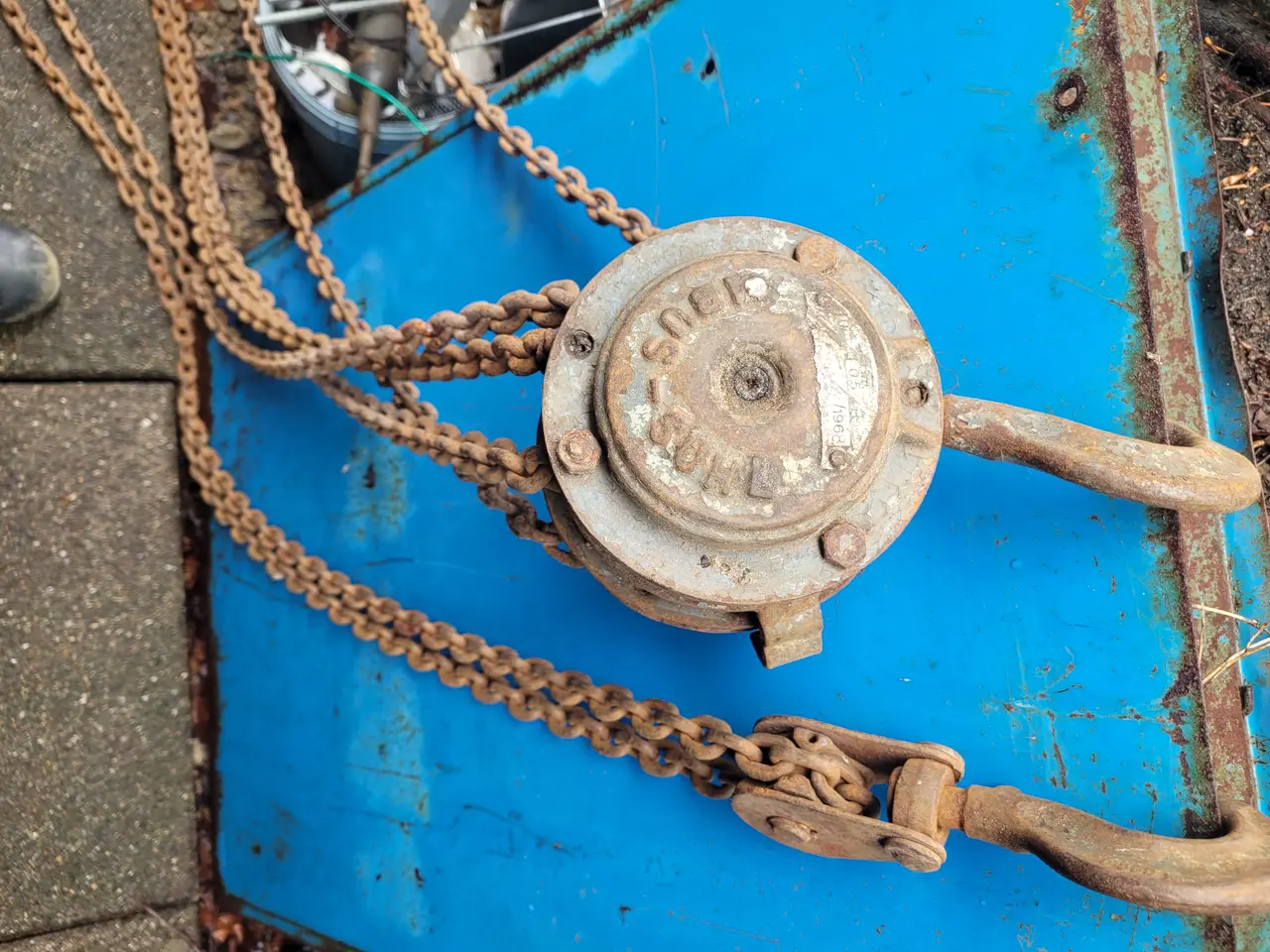 Billede 1 - Kædetalje ½ - 1 Tons med 3 meter kæde.