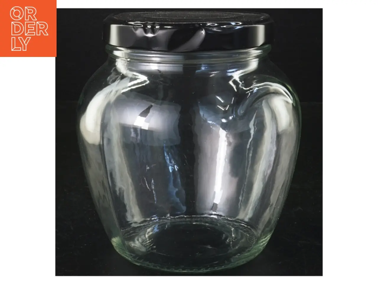 Billede 1 - Glasbeholder med låg (str. 15 cm)