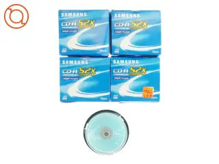 40 stk Samsung CD-R 52X og 1 stk TDK CD-R 80