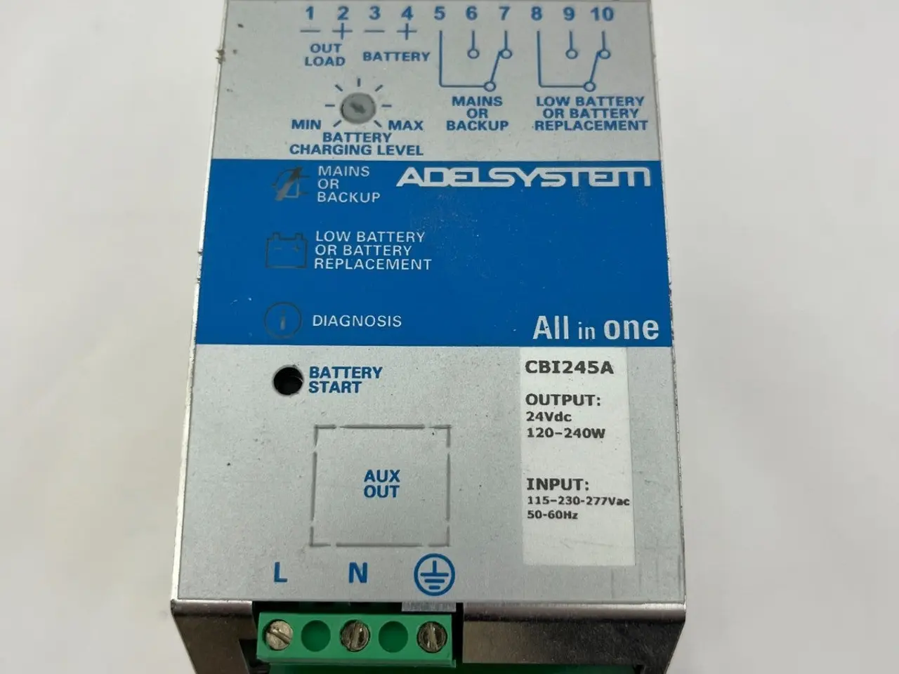 Billede 2 - AdelSystem CBI245A DC UPS strømforsyning 24V 5A