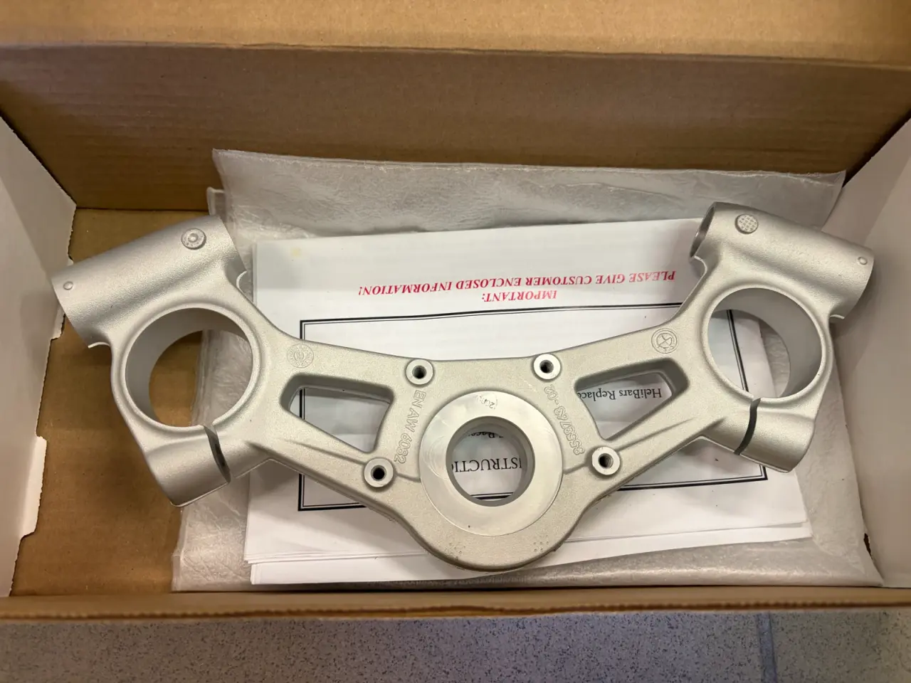 Billede 1 - Original  BMW clip-on gaffelbro **ubrugt**