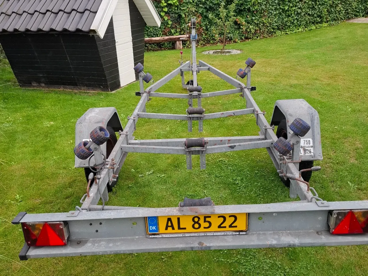 Billede 1 - Bådtrailer 750kg kvalitet trailer synet