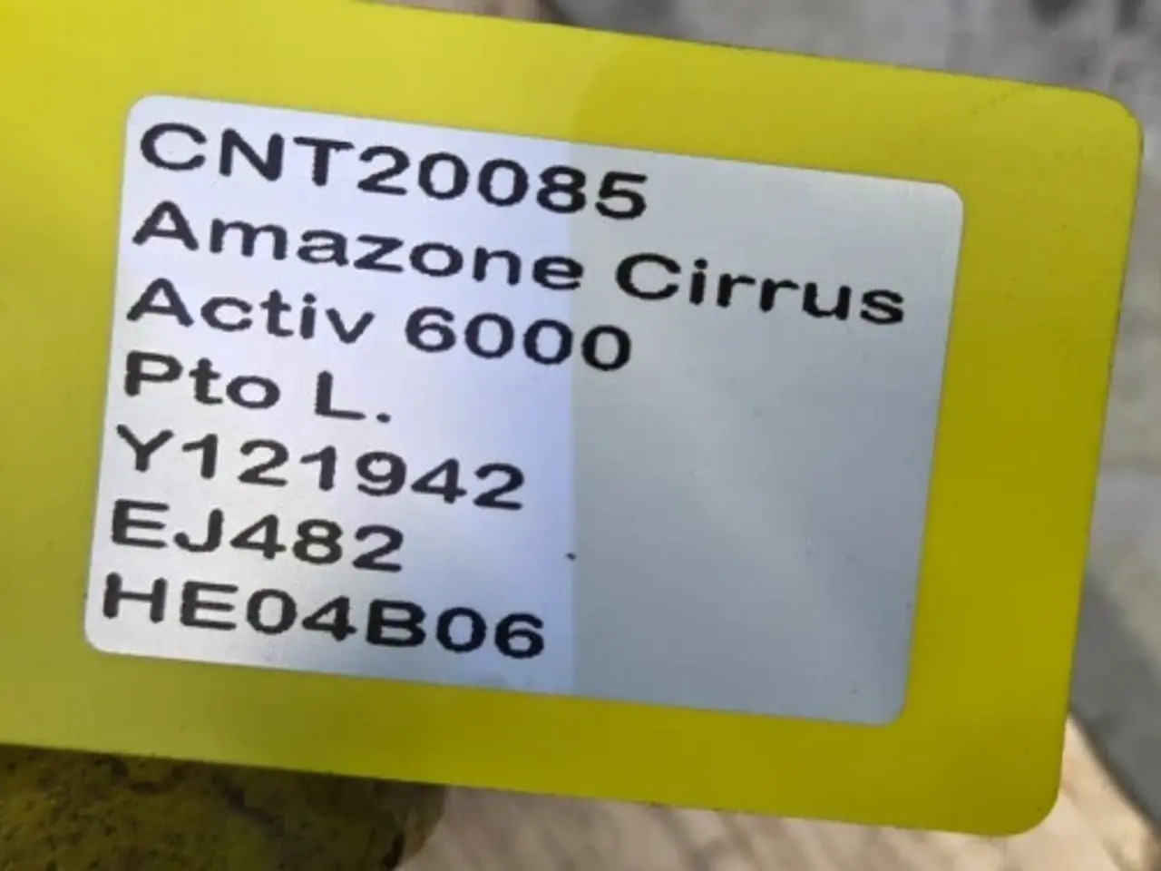 Billede 17 - Amazone Cirrus Activ 6000 Pto L.  Y121942