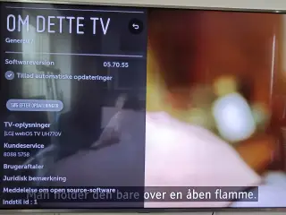 LG TV 55" m. Magic remote.