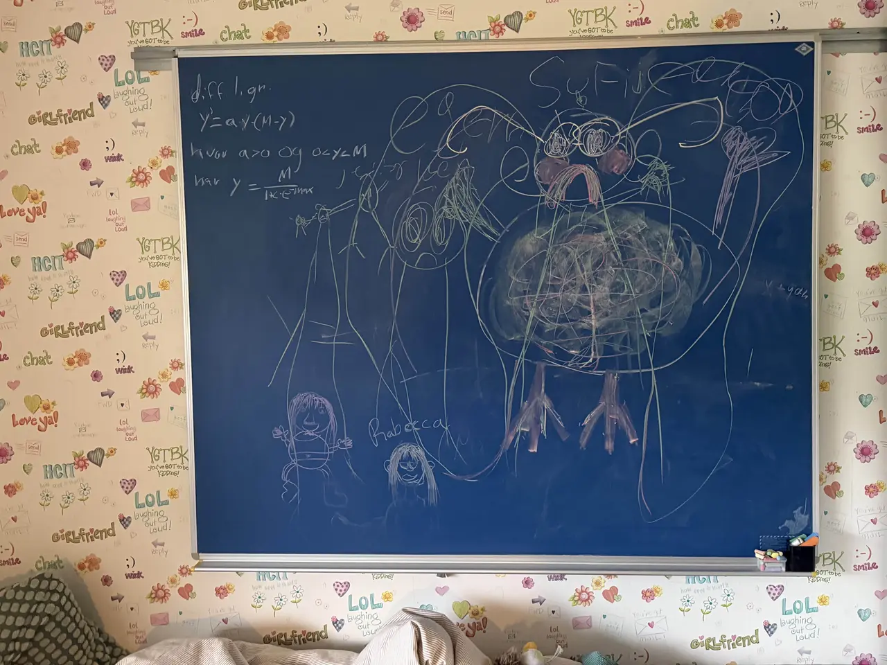 Billede 1 - Stor dejlige skoletavle