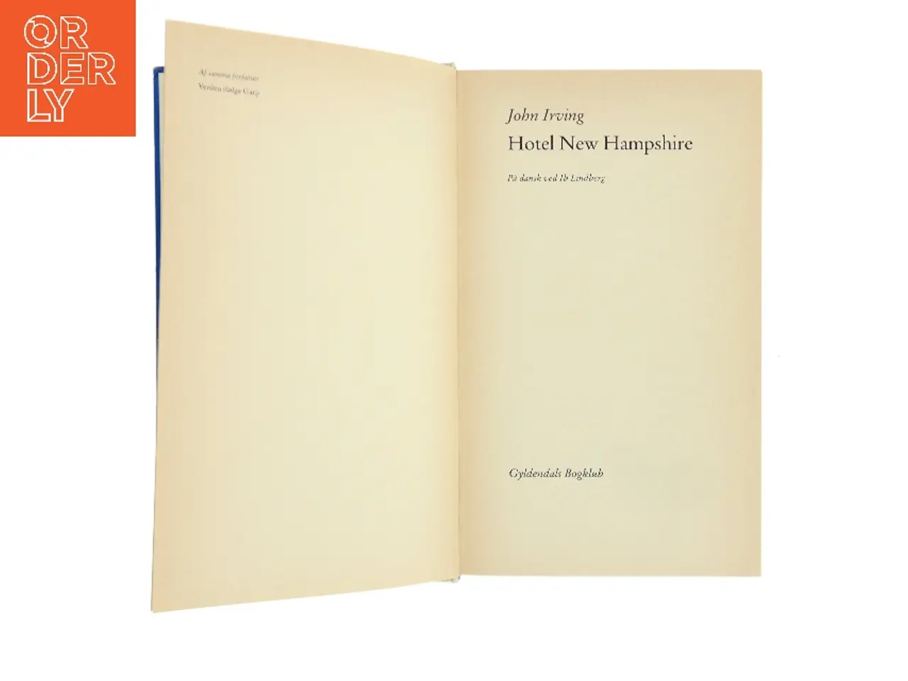 Billede 1 - Hotel New Hampshire af John Irving (Bog)