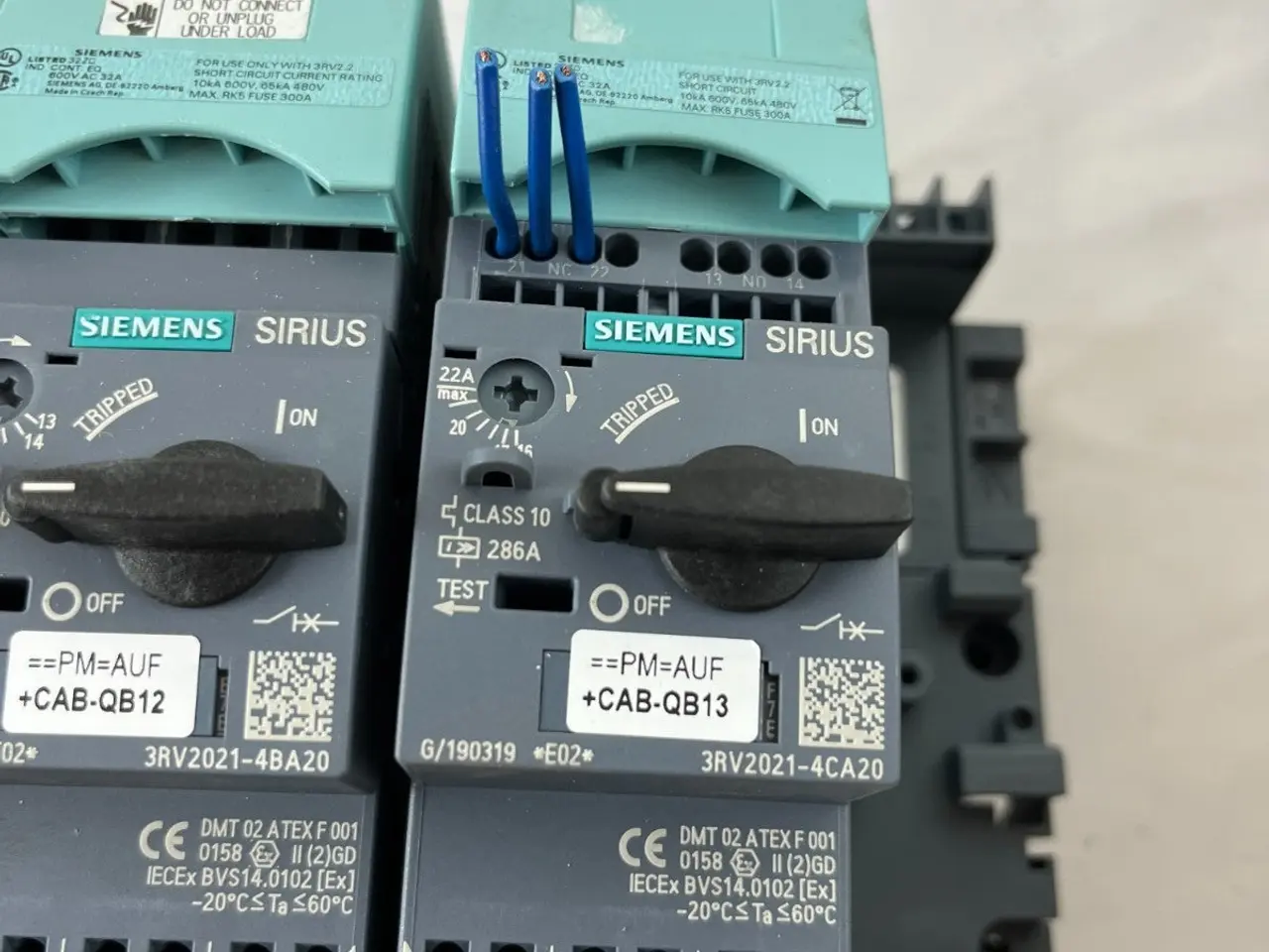 Billede 8 - parti of 3x Siemens Sirius 3RV2021 Motor Breakers